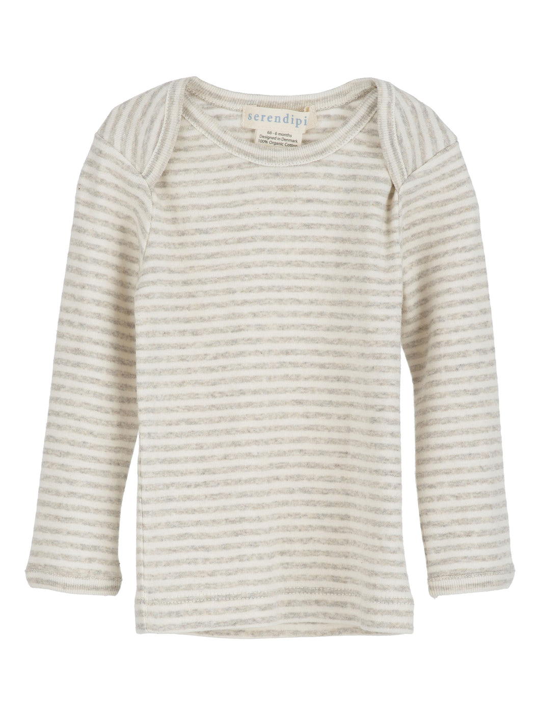 Baby Stripe Long Sleeve - Wheat