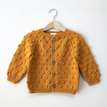 Load image into Gallery viewer, Popcorn Cardigan - Golden Brown