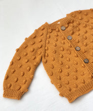 Load image into Gallery viewer, Popcorn Cardigan - Golden Brown